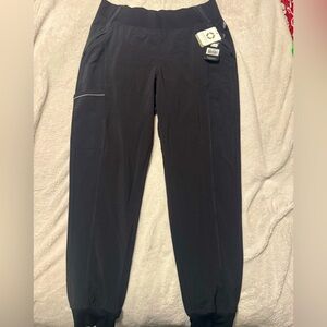 Black Infinity Jogger Scrub Pant by Cherokee Medium NWT